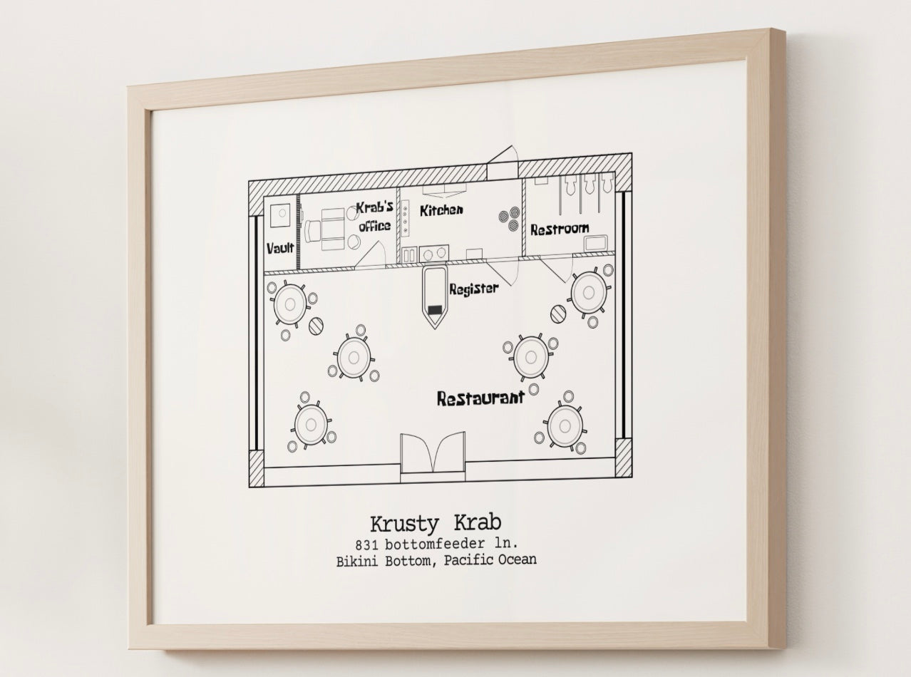 Krusty Krab Floor Plan