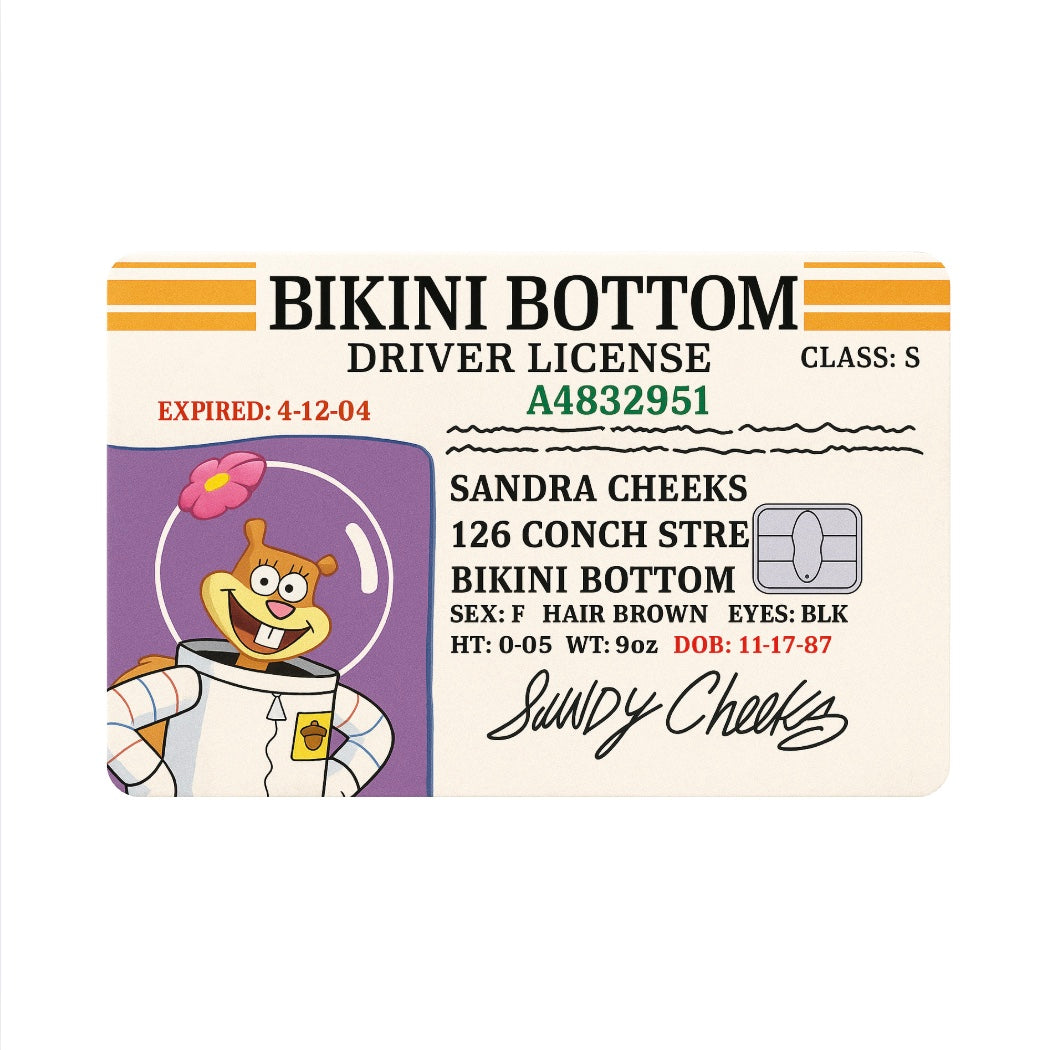 Bikini Bottom Card Skin