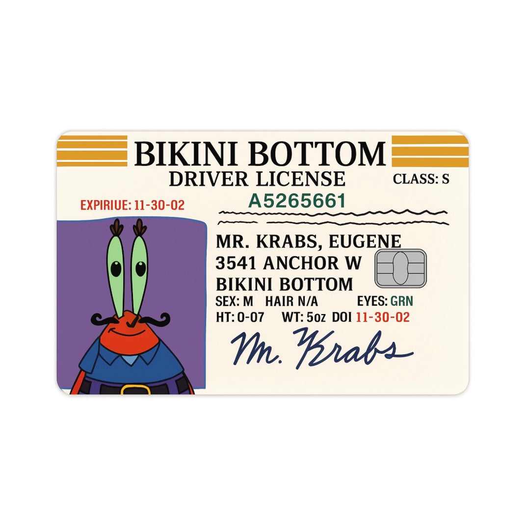 Bikini Bottom Card Skin