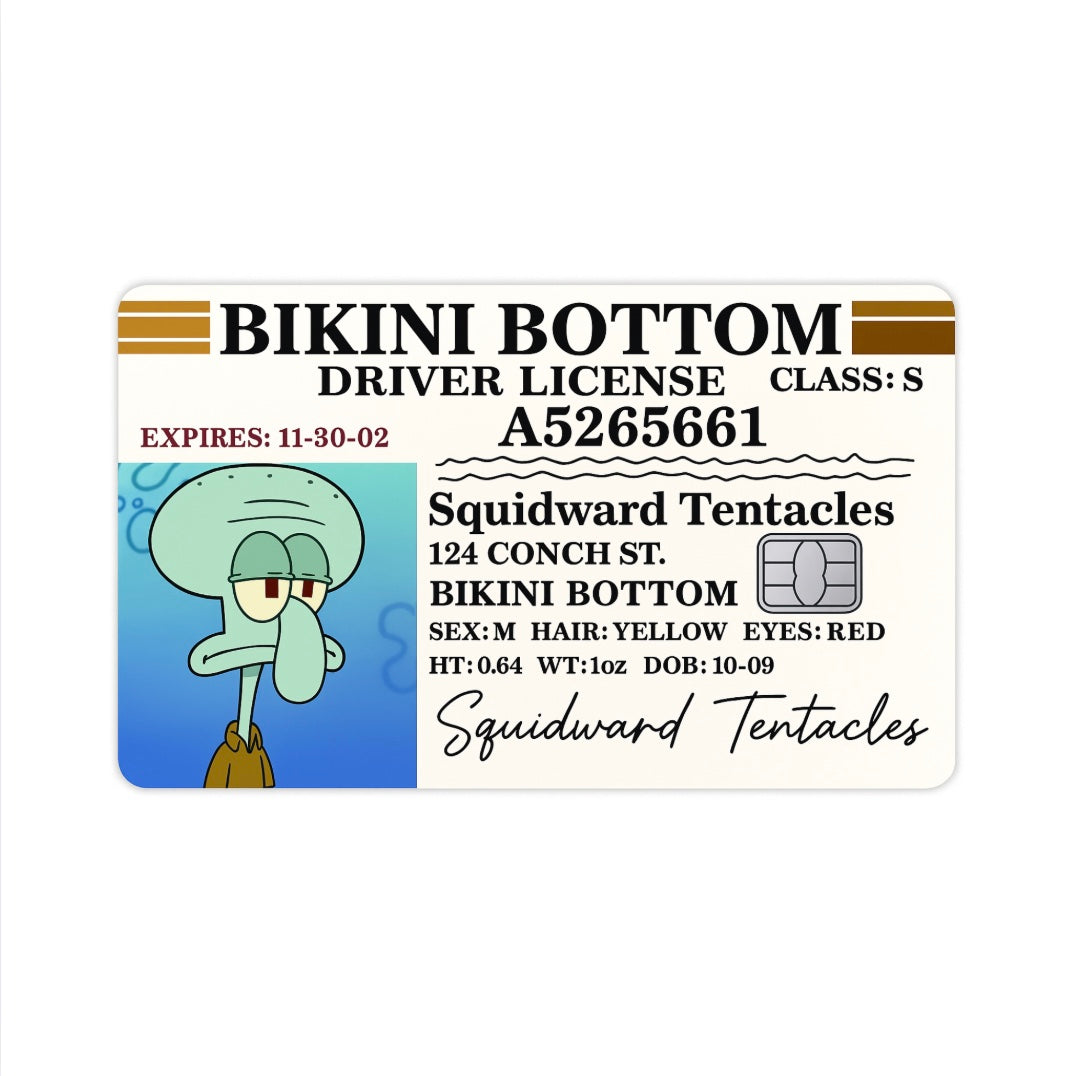 Bikini Bottom Card Skin