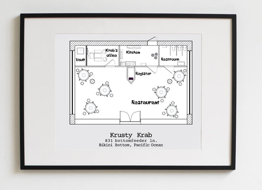 Krusty Krab Floor Plan